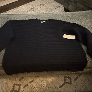 JustFab Black Crew Neck Sweater